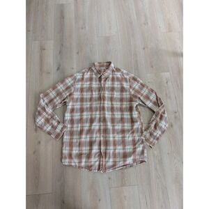 Gramicci Mens Shirt X-Large Multi Plaid Button Up Long Sleeve Outdoor Casual